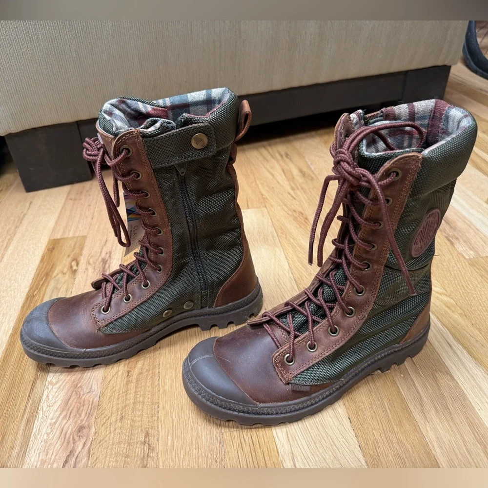 Palladium Pampa Tactical Boots Women Size 7.5 - Picture 2 of 15